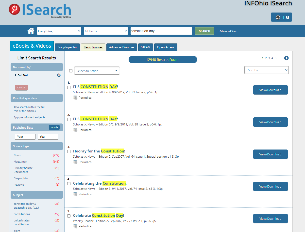 isearch