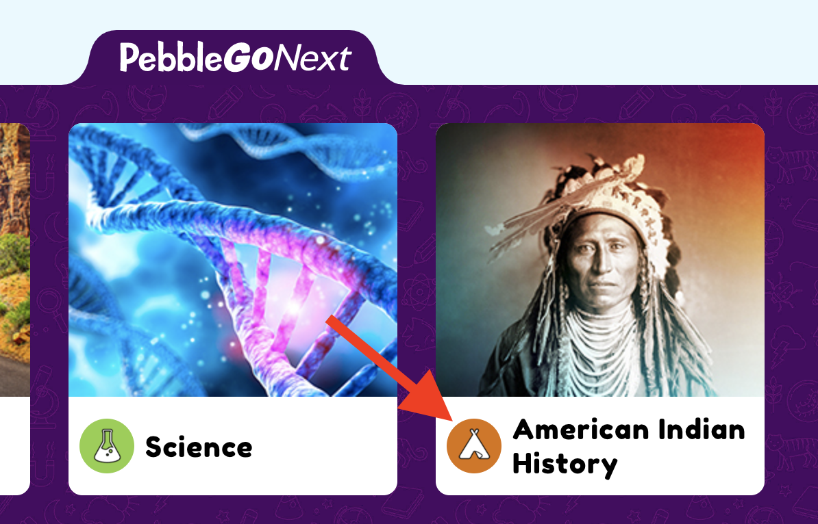 Icons can also be seen on the homepage.