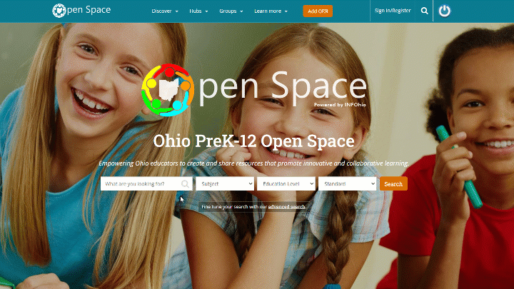 visual of user searching Open Space with active and passive example listed in the article