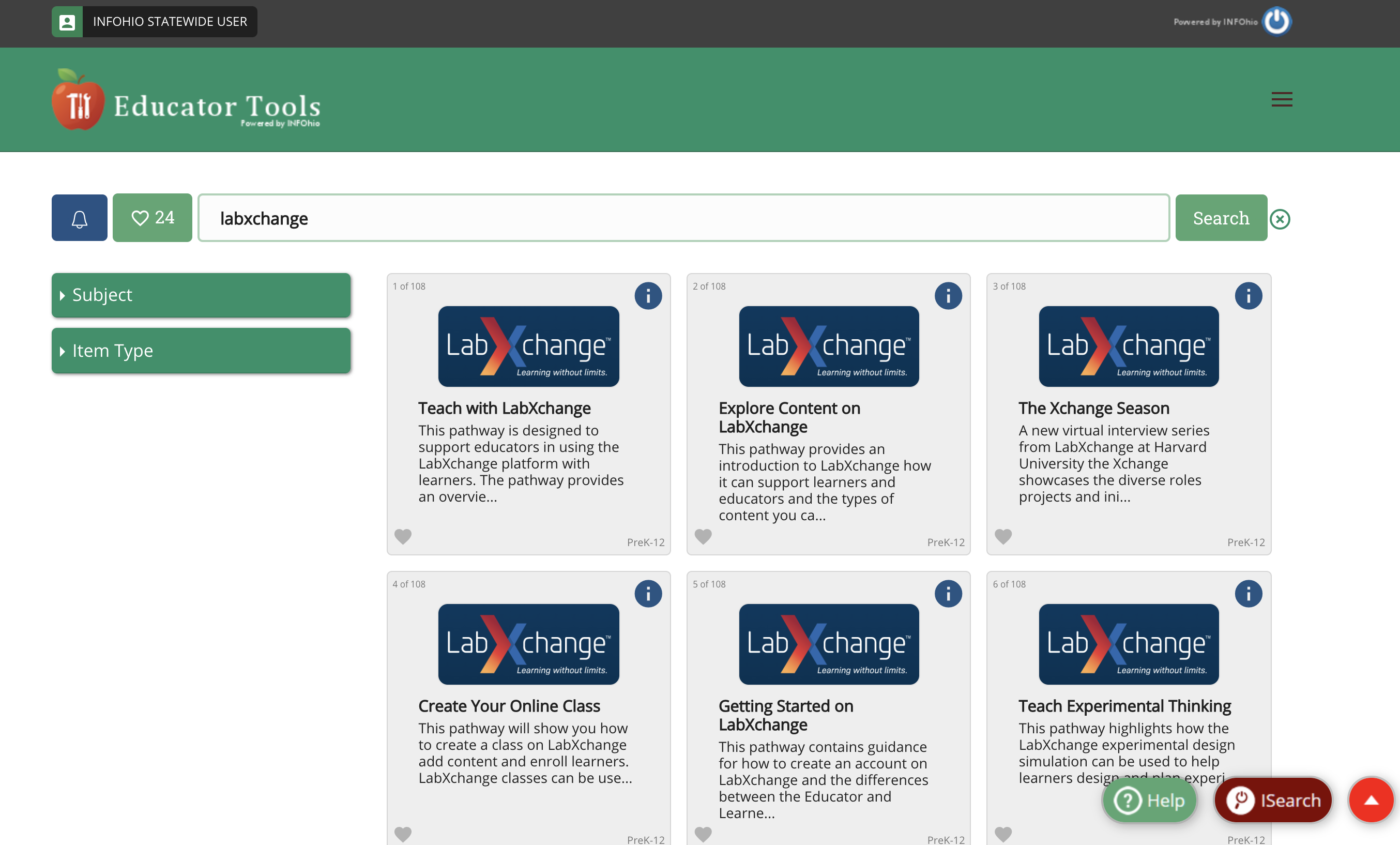 EducatorToolslabxchangesearch