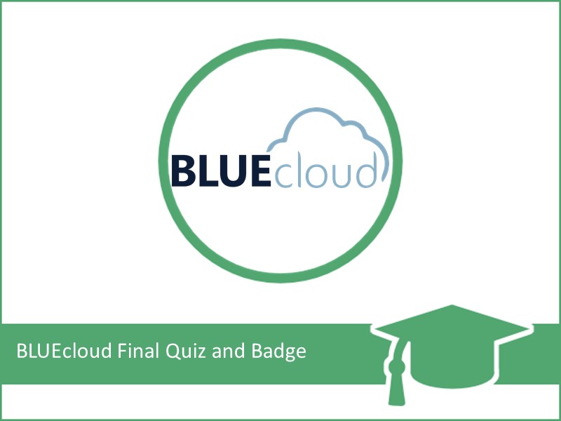 BLUEcloud Learning Pathway Final Quiz and Badge