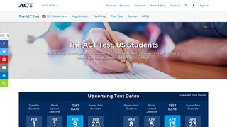 ACT Test for Students