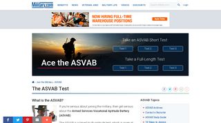 The ASVAB Test