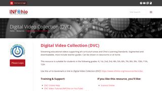 INFOhio's Digital Video Collection