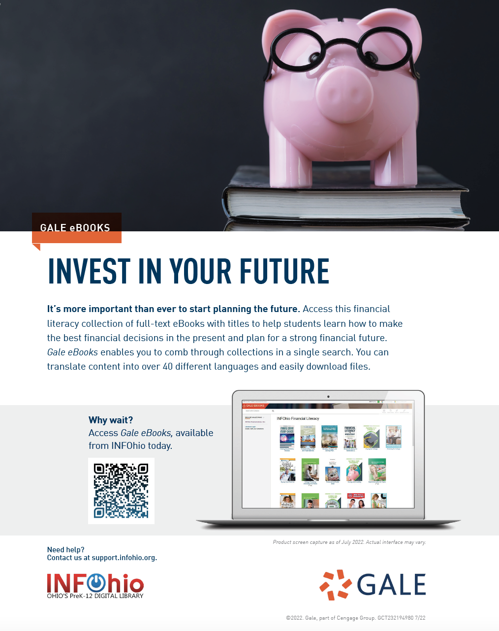 Financial Literacy eBooks (Gale) Flyer 