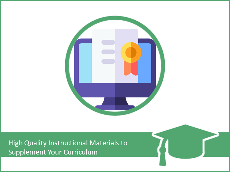 Learn About High-Quality Instructional Materials in New Online Class