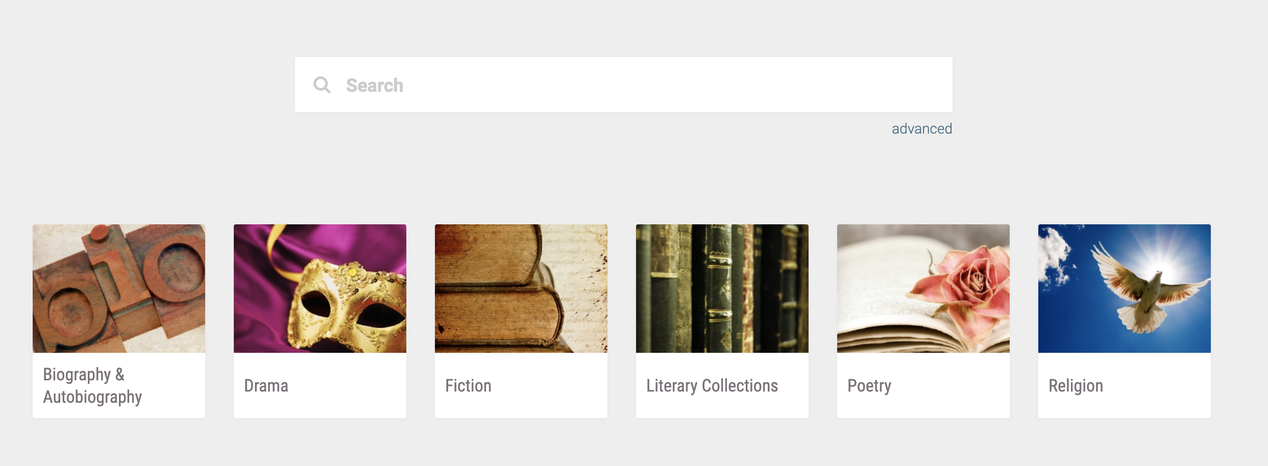 Enhancements to Literature Online: American and English Literature Collection