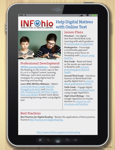 Reading on the Screen: Why Supporting Digital Natives Matters!