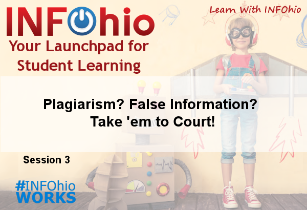 Boot Camp 2017 Session 3 - Plagiarism? False Information? Take 'em to Court!