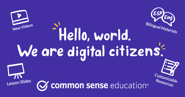 Digital Citizenship Curriculum from Common Sense Education Added to Open Space