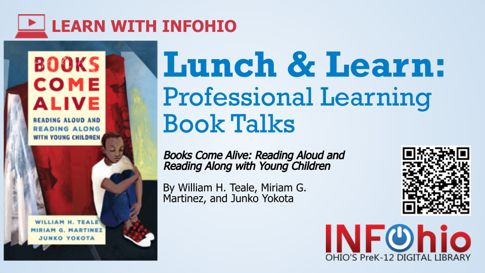 Lunch & Learn: Professional Learning Book Talks featuring Books Come Alive: Reading Aloud and Reading Along with Young Children