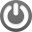 Logo - Power Button B&W - Large